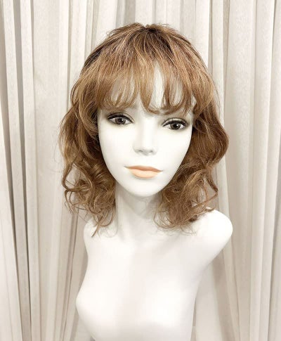 【WEB限定一点もの】マシンメイドグラデーションオールウィッグ【ミディアム】UMEDA-936-CTSBR耐熱ショコラブラウン（アレンジ）【梅田サロンカットウィッグ】