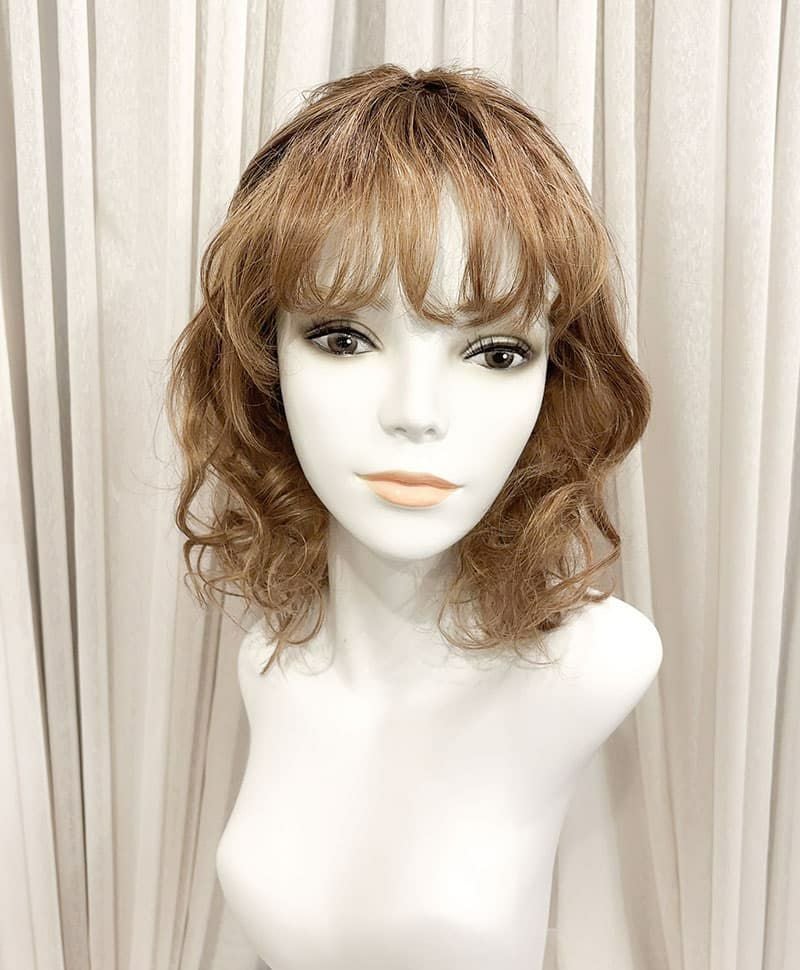 【WEB限定一点もの】マシンメイドグラデーションオールウィッグ【ミディアム】UMEDA-936-CTSBR耐熱ショコラブラウン（アレンジ）【梅田サロンカットウィッグ】