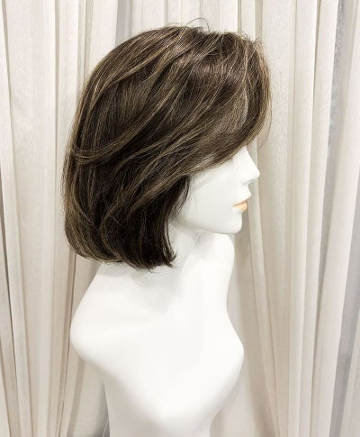  【WEB限定一点もの】手植えオールウィッグ【ボブ】UMEDA-941-ZHM人毛ミックスハイメッシュ【梅田サロンカットウィッグ】Mサイズ