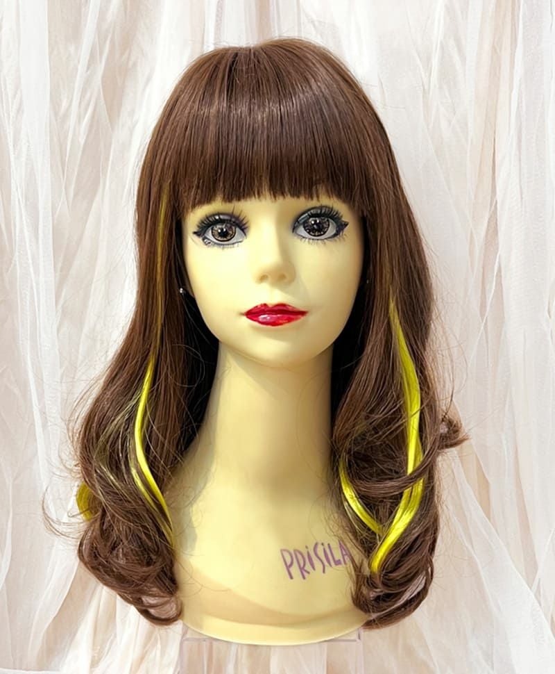 【WEB限定一点もの】【原宿店カットウィッグ】マシンメイドオールウィッグ【ミディアム】PRIHARA-031-TDM(カスタムアレンジ)