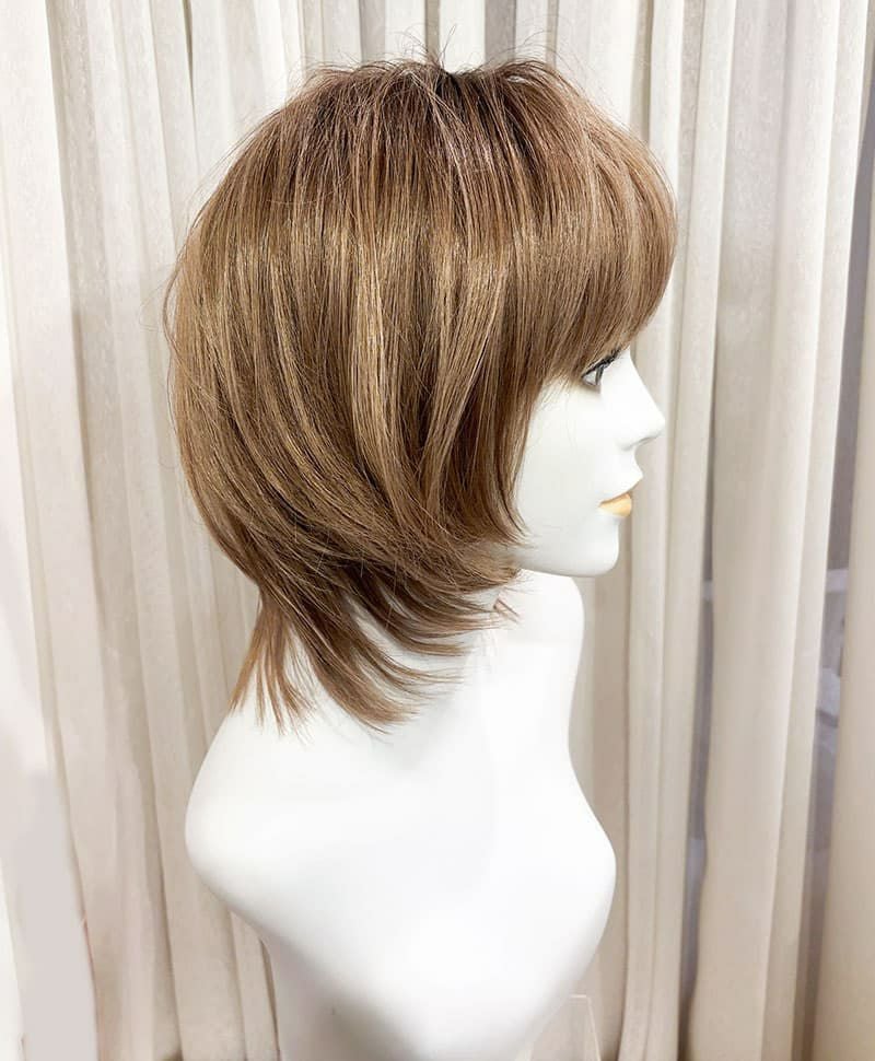 【WEB限定一点もの】マシンメイドグラデーションオールウィッグ【ミディアム】UMEDA-944-CTSBR耐熱ショコラブラウン【梅田サロンカットウィッグ】