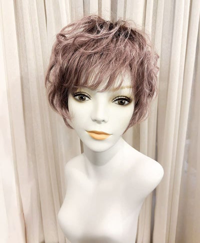 【WEB限定一点もの】マシンメイドグラデーションオールウィッグ【ショート】UMEDA-948-CTGL耐熱グレーラベンダー【梅田サロンカットウィッグ】