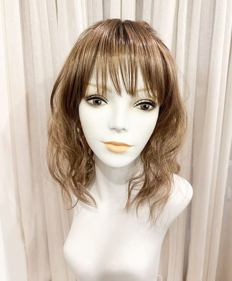 【WEB限定一点もの】マシンメイドグラデーションオールウィッグ【ミディアム】UMEDA-949-CTSBR耐熱ショコラブラウン（アレンジ）【梅田サロンカットウィッグ】