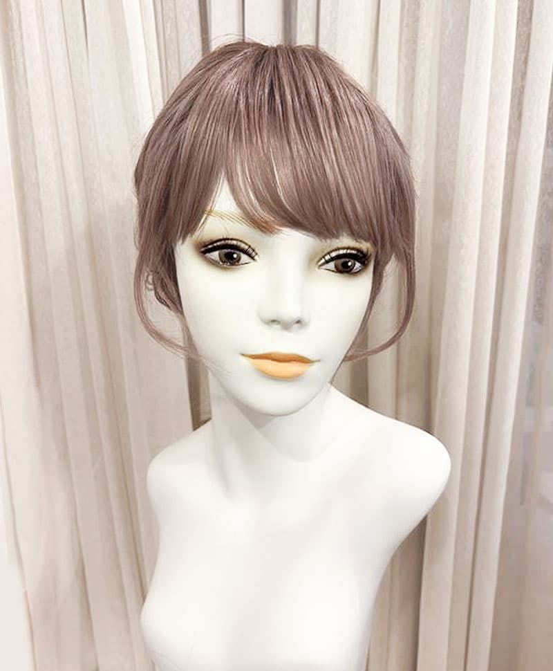  【WEB限定一点もの】マシンメイドグラデーションオールウィッグ【ロング】UMEDA-951-CTGL耐熱グレーラベンダー（アレンジ）【梅田サロンカットウィッグ】