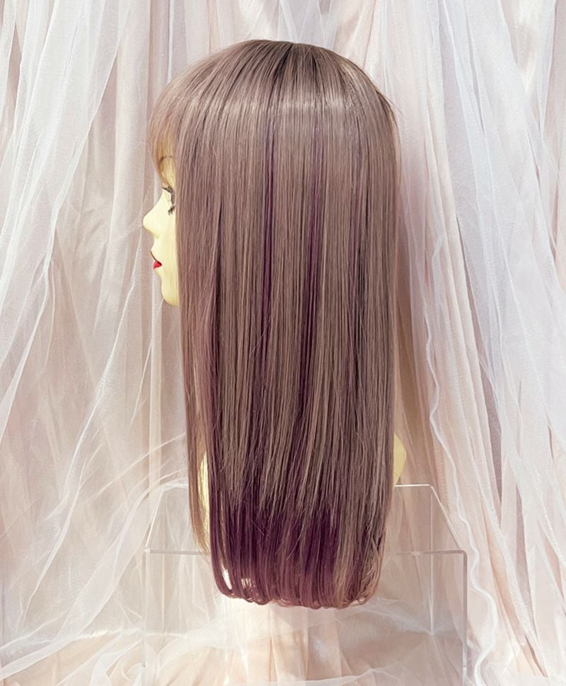 【WEB限定一点もの】【原宿店カットウィッグ】マシンメイドグラデーションオールウィッグ【ミディアム】PRIHARA-034-CTGL(カスタムアレンジ)左