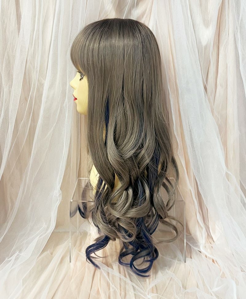  【WEB限定一点もの】【原宿店カットウィッグ】マシンメイドグラデーションオールウィッグ【ロング】PRIHARA-036-CTOG(カスタムアレンジ)左