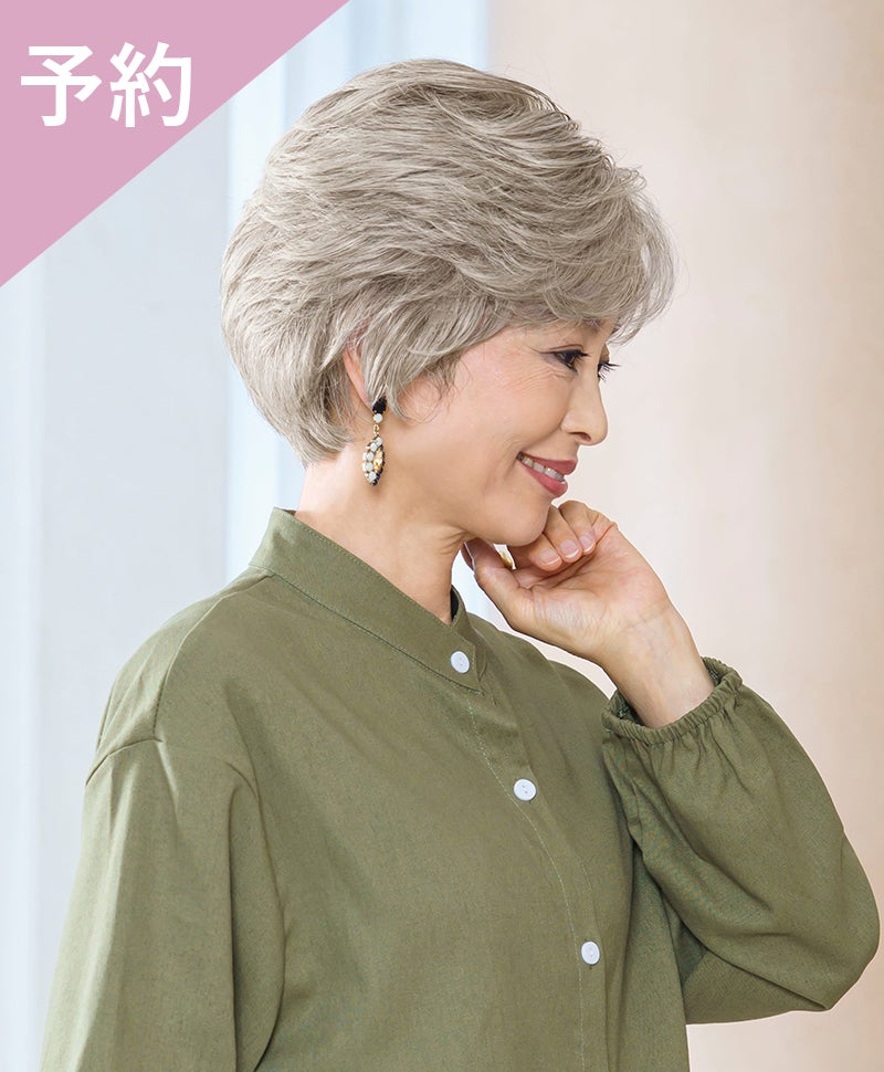 【予約商品】PRISILA Limi手植えオールウィッグ(人毛ミックス)【ソフィーショート】LA-010(Mサイズ)