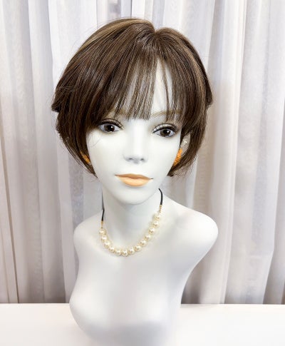 【WEB限定一点もの】マシンメイドグラデーションオールウィッグ【ミディアム】UMEDA-972-UHM耐熱ミックスハイメッシュ（アレンジ）【梅田サロンカットウィッグ】