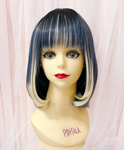  【WEB限定一点もの】【原宿店カットウィッグ】マシンメイドグラデーションオールウィッグ【ボブ】PRIHARA-046-CTCL(カスタムアレンジ)