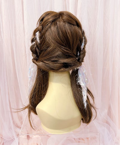 【WEB限定一点もの】【原宿店カットウィッグ】手植えオールウィッグ【ロング】PRIHARA-055-ZMB(カスタムアレンジ)　Mサイズ
